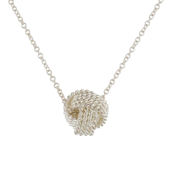 TIFFANY & CO. Knot Pendant Necklace - Matching earrings available - Picture 1 of 3